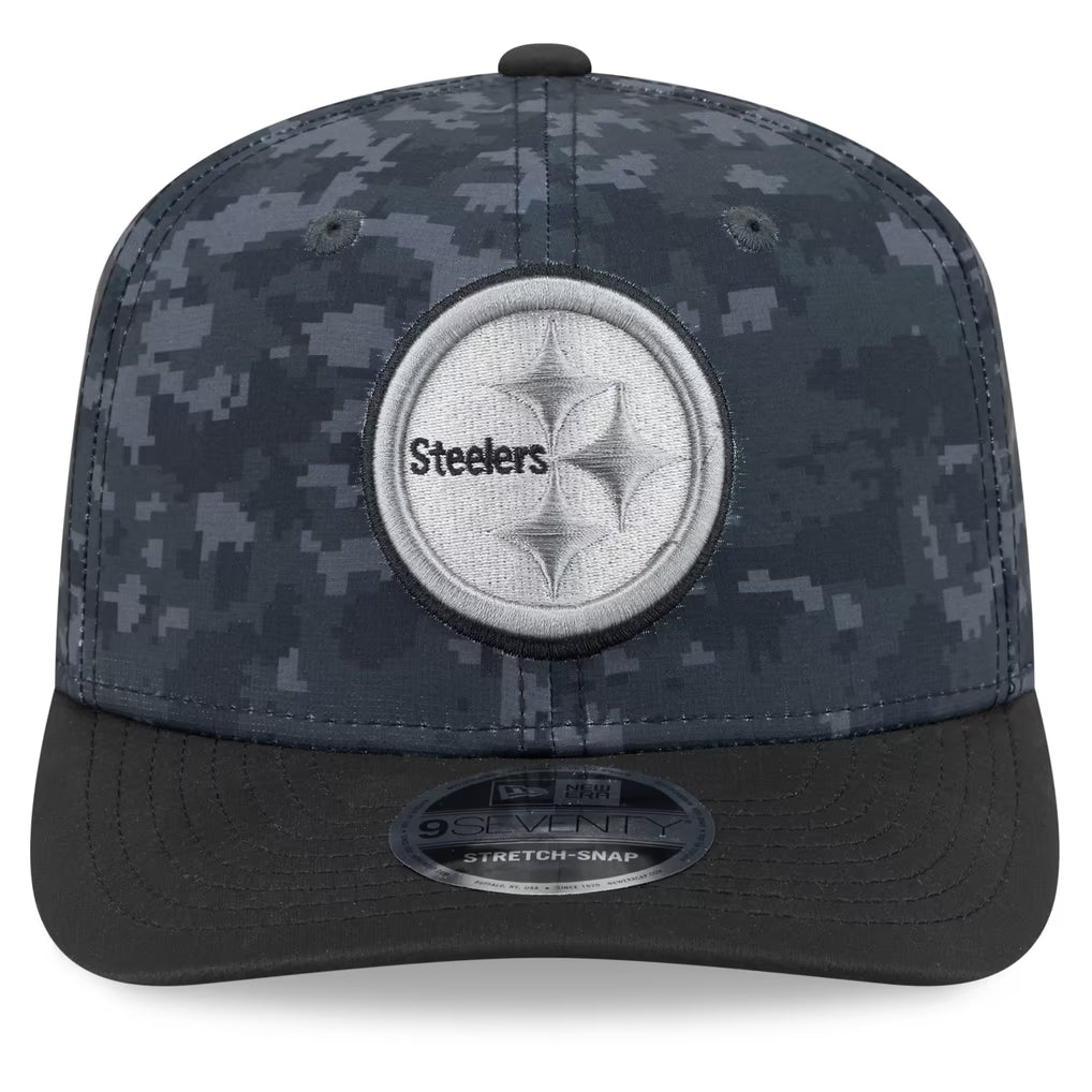 New Era Pittsburgh Steelers 2026 Salute to Service 9SEVENTY Stretch-Snap Hat