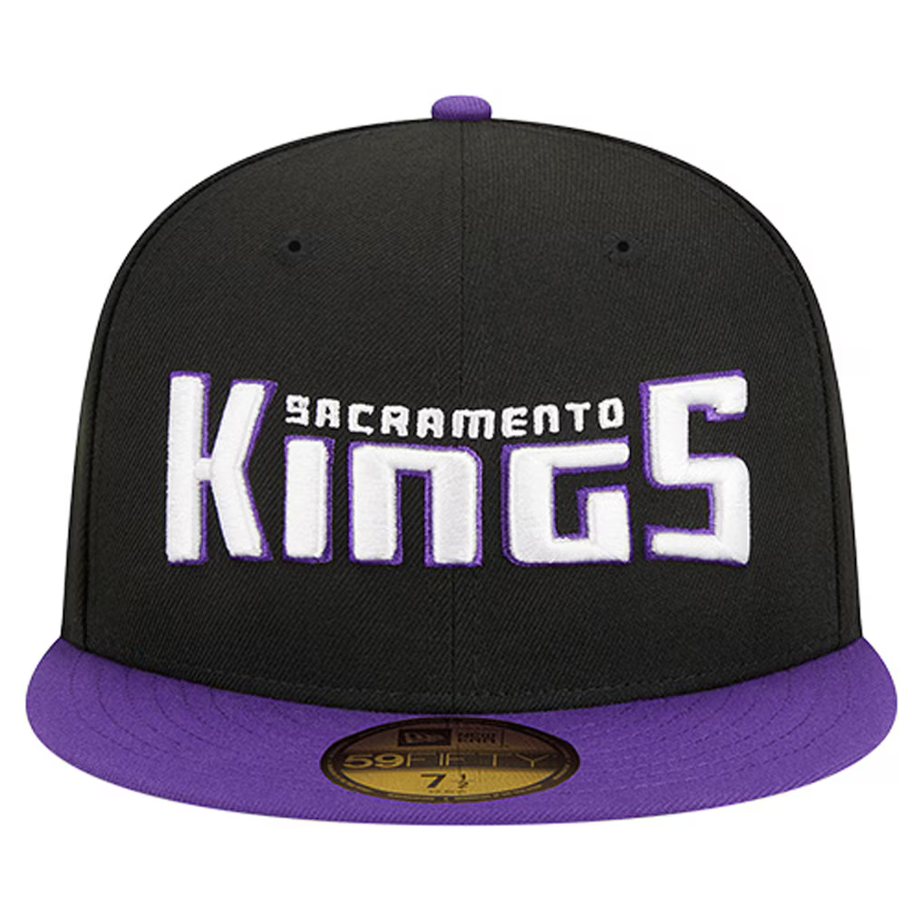 New Era Sacramento Kings Statement Edition 59FIFTY Fitted Hat-Black