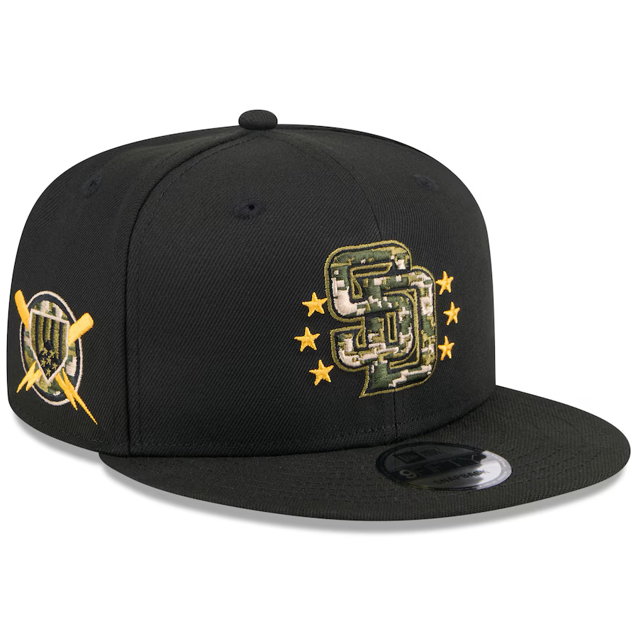 New Era San Diego Padres Armed Forces Day 9FIFTY Snapback Hat 2024