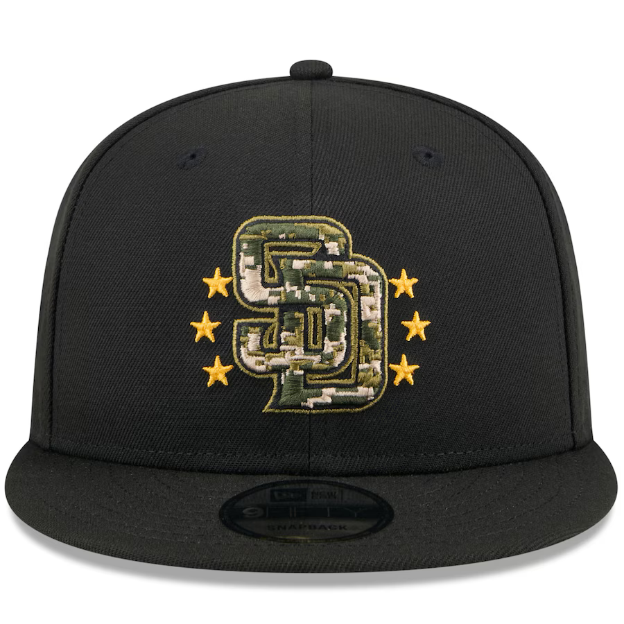 New Era San Diego Padres Armed Forces Day 9FIFTY Snapback Hat 2024