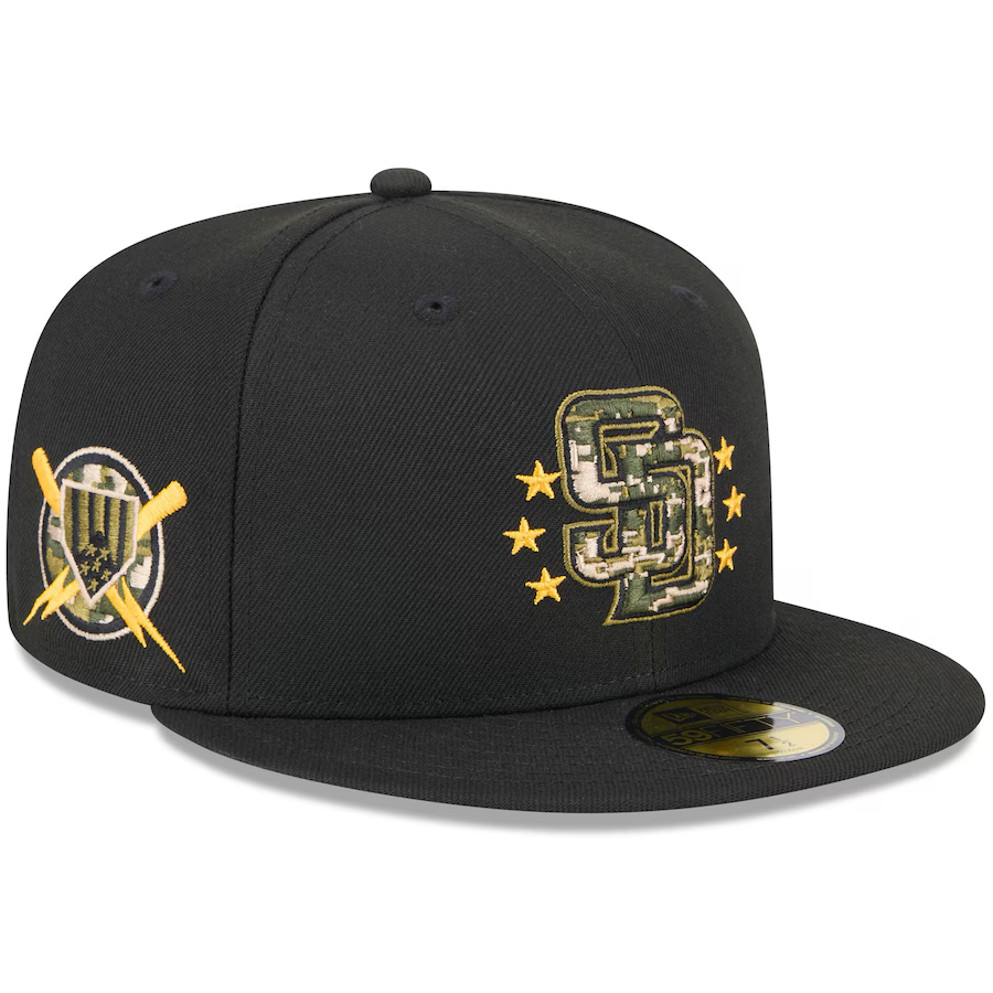 New Era San Diego Padres Armed Forces Day On-Field 59FIFTY Fitted Hat 2024