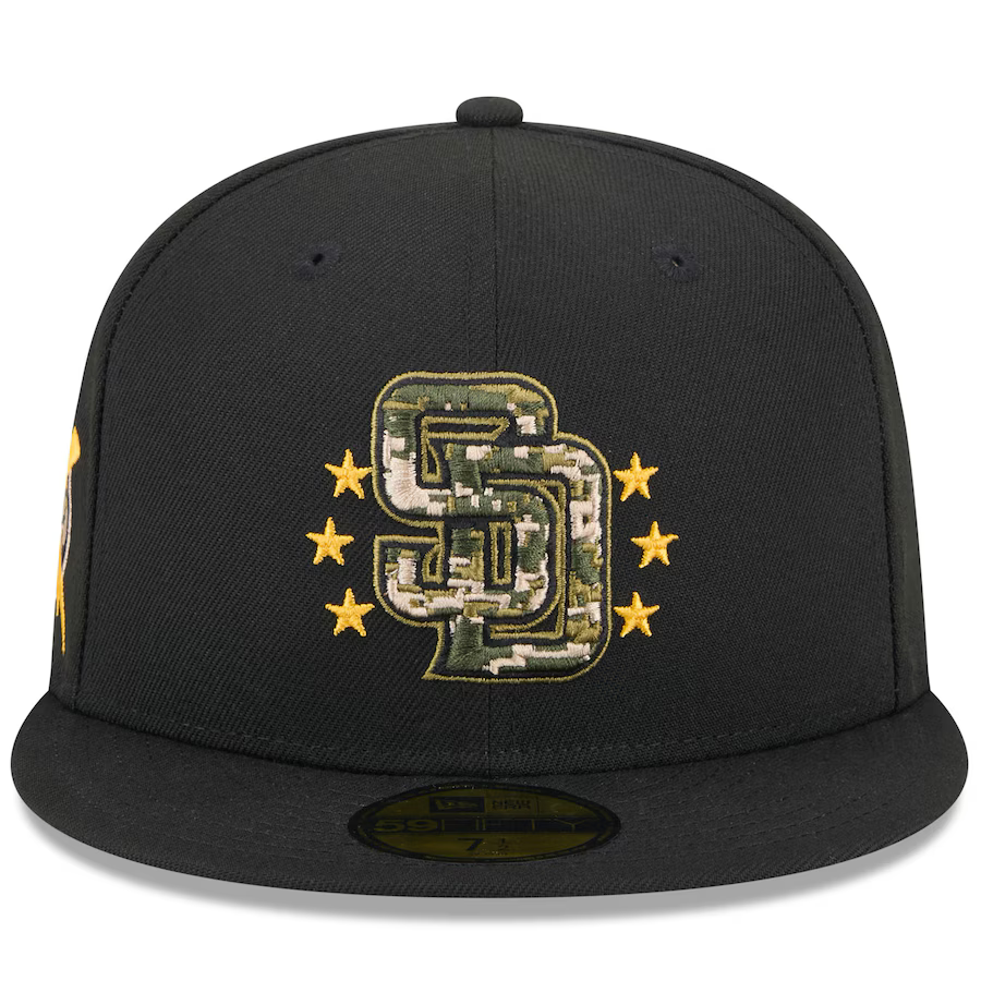 New Era San Diego Padres Armed Forces Day On-Field 59FIFTY Fitted Hat 2024