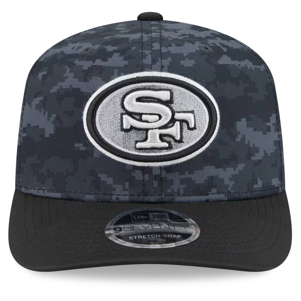 New Era San Francisco 49ers 2026 Salute to Service 9SEVENTY Stretch-Snap Hat