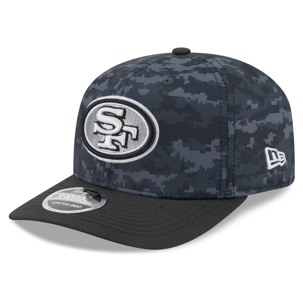New Era San Francisco 49ers 2026 Salute to Service 9SEVENTY Stretch-Snap Hat