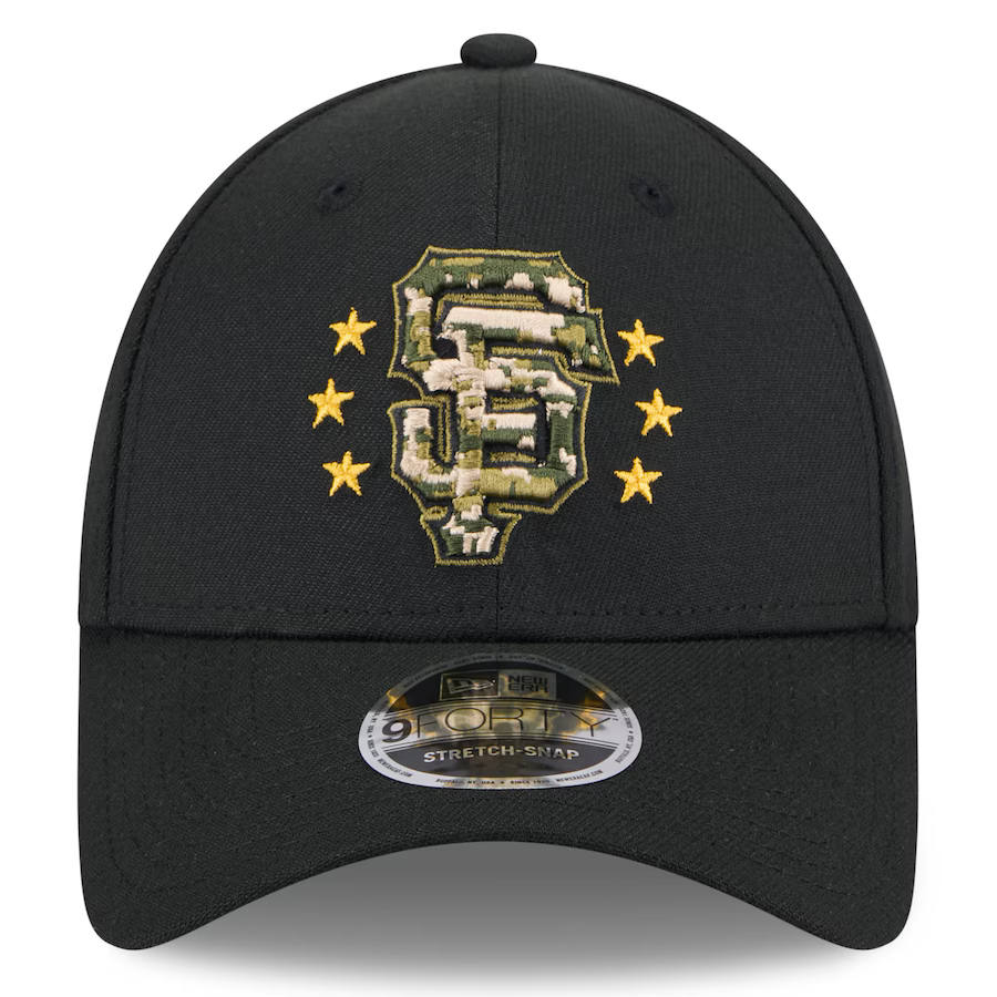 New Era San Francisco Giants Armed Forces Day 9FORTY Adjustable Hat 2024