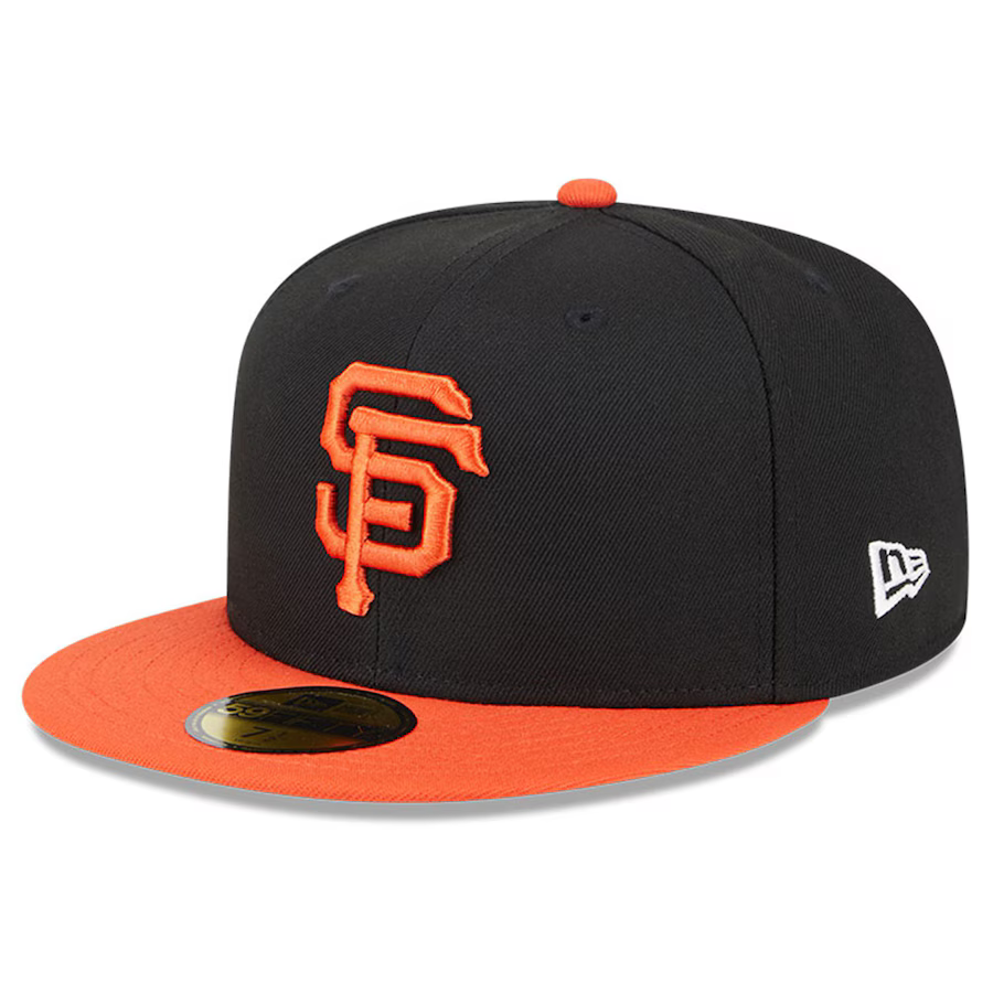 New Era San Francisco Giants Black Big League Chew Team 59FIFTY Fitted Hat-Black