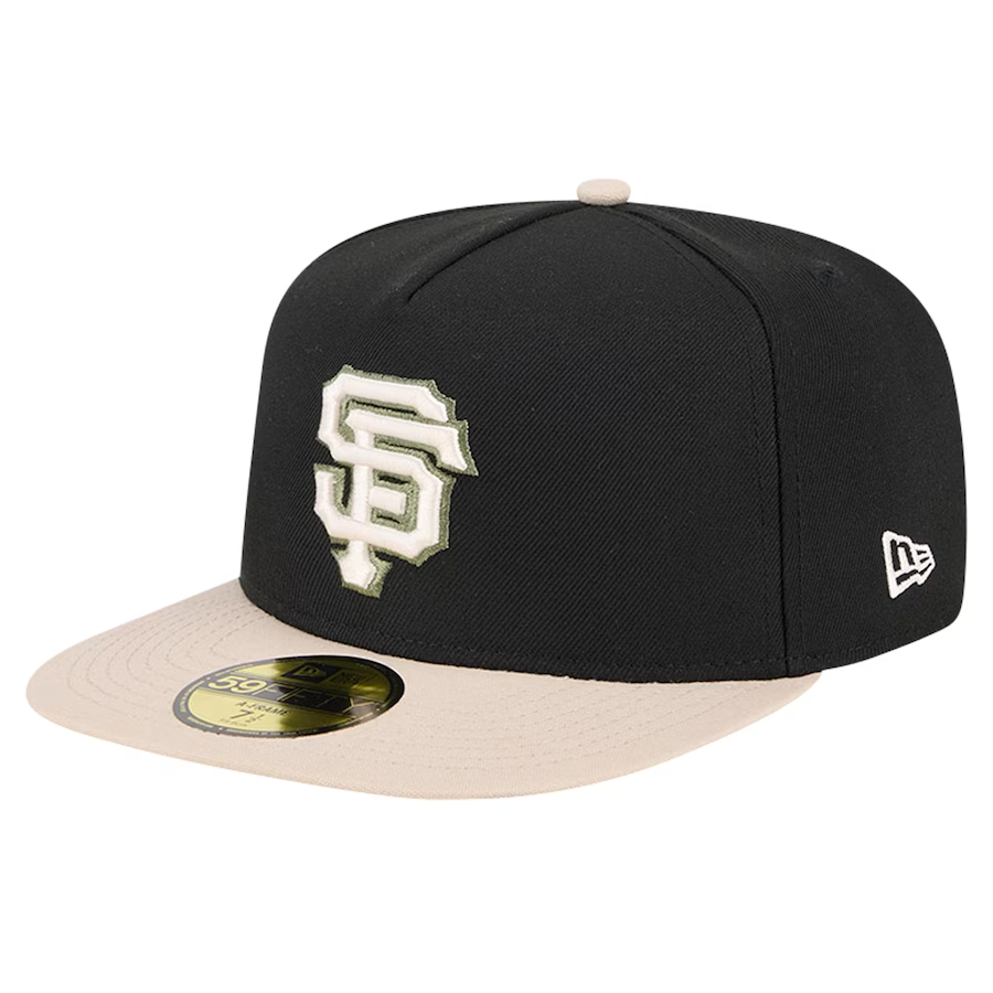New Era San Francisco Giants 60th Anniversary Side Patch Canvas A-Frame 59FIFTY Fitted Hat