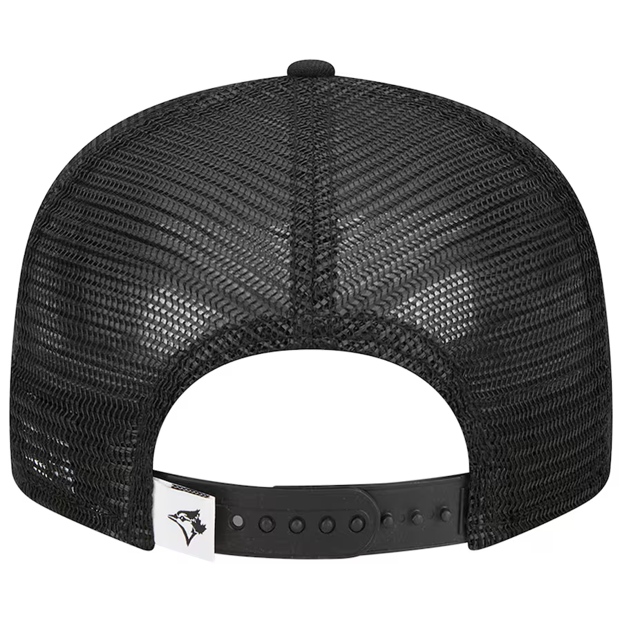 New Era Toronto Blue Jays Trucker 9FIFTY Snapback Hat-Black/White