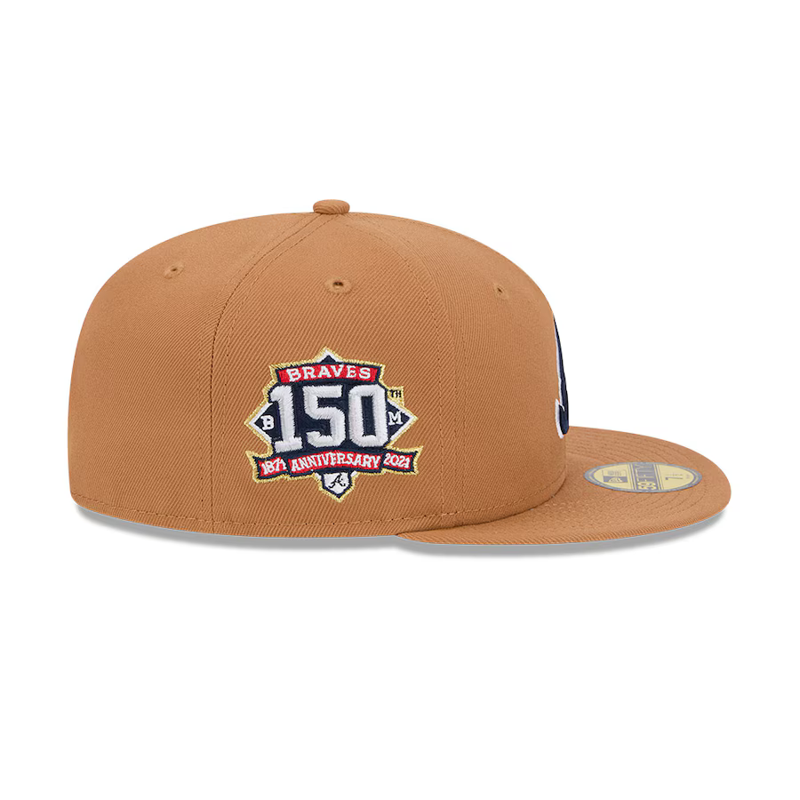 New Era Atlanta Braves Color Pack 59FIFTY Fitted Hat-Brown