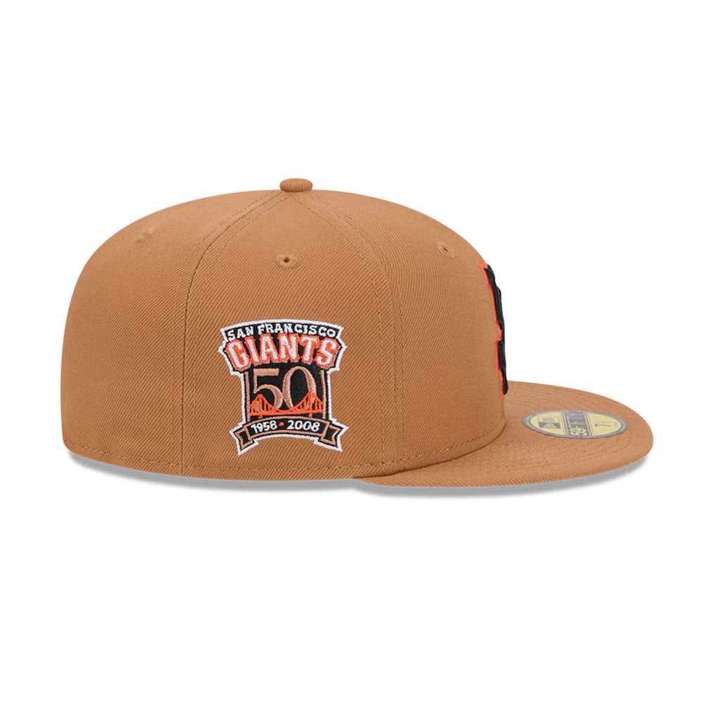 New Era San Francisco Giants Color Pack 9FIFTY Snapback Hat-Light Bronze