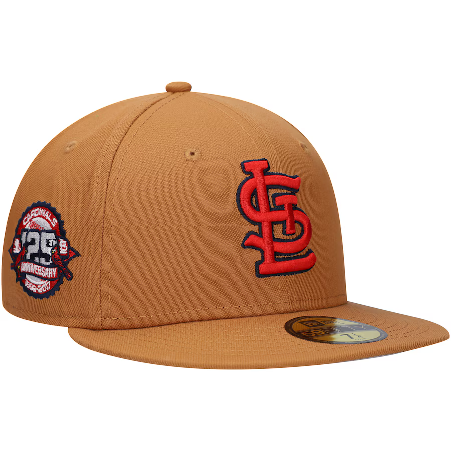 New Era St Louis Cardinals Color Pack 59FIFTY Fitted Hat-Brown