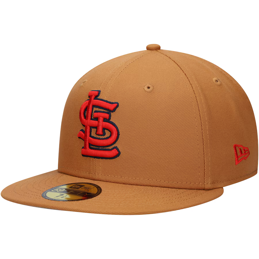 New Era St Louis Cardinals Color Pack 59FIFTY Fitted Hat-Brown
