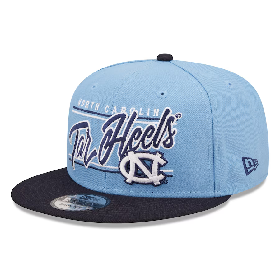 New Era Carolina Blue North Carolina Tar Heels Team Script 9FIFTY Snapback Hat