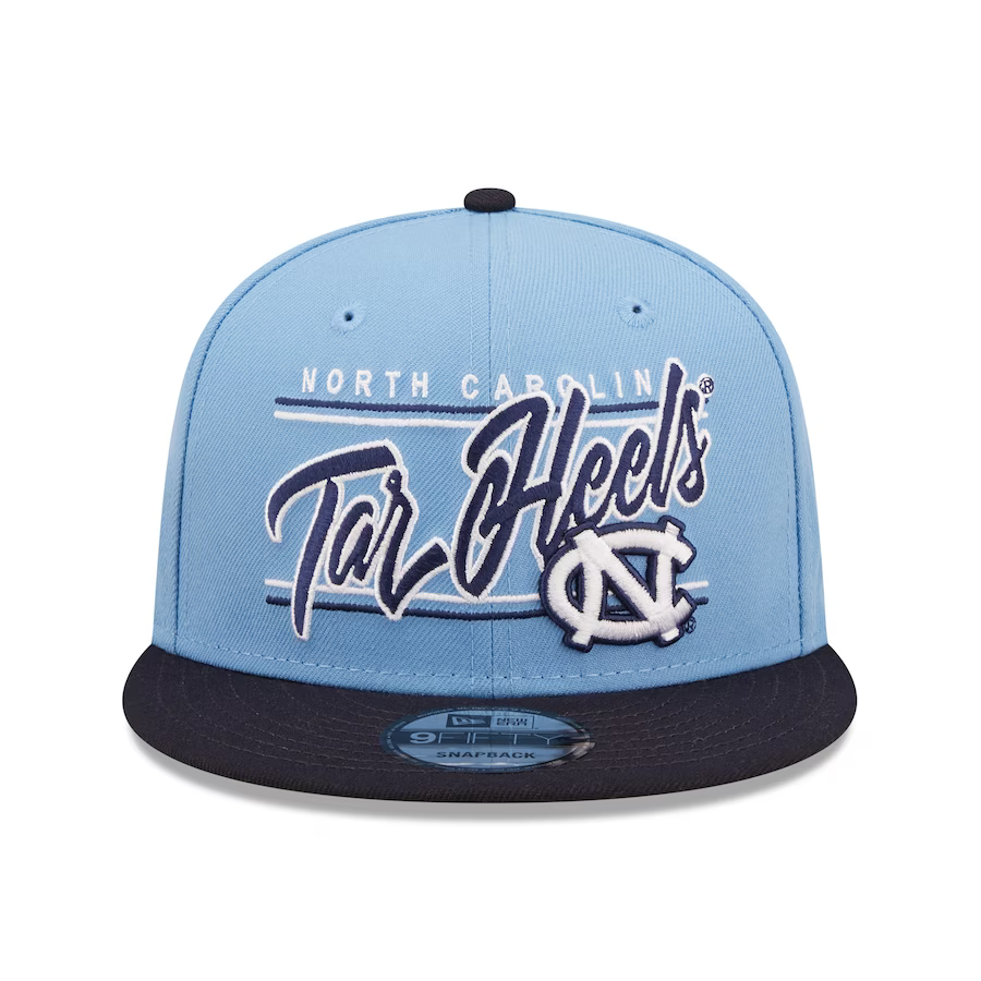 New Era Carolina Blue North Carolina Tar Heels Team Script 9FIFTY Snapback Hat