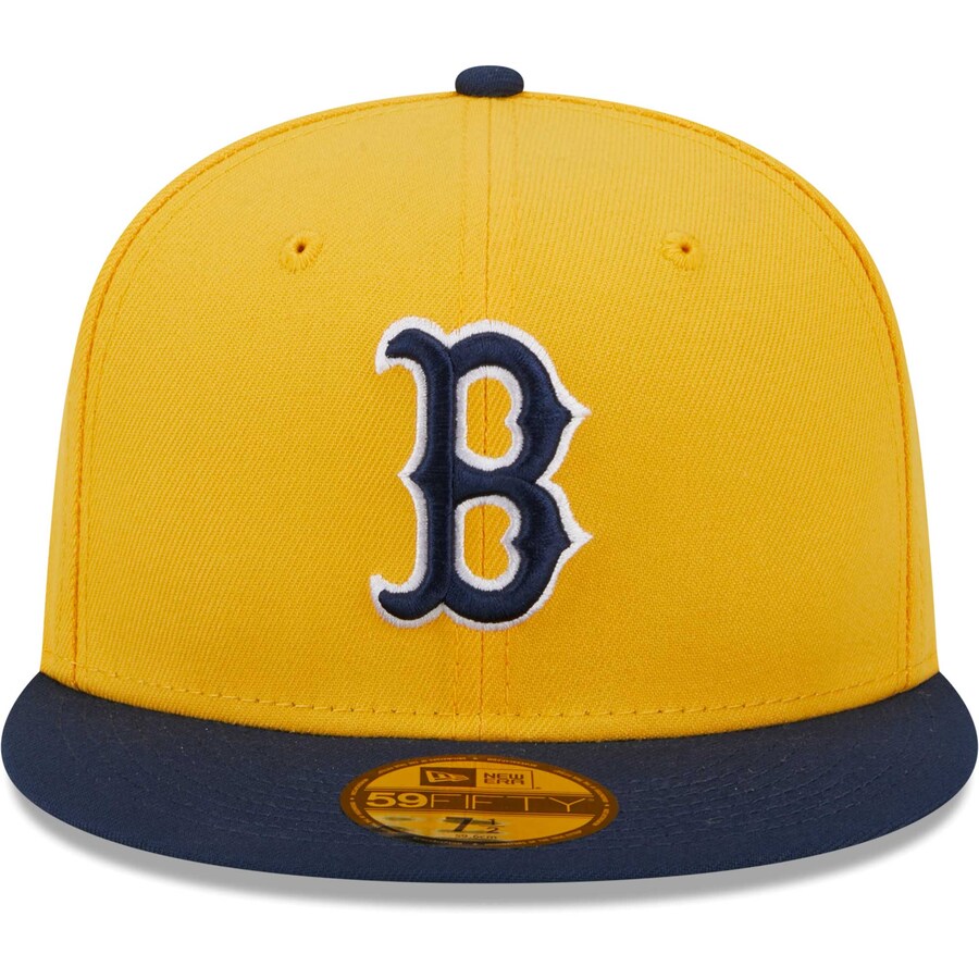 New Era Boston Red Sox 2-Tone Color Pack 59FIFTY Fitted- Yellow/Navy