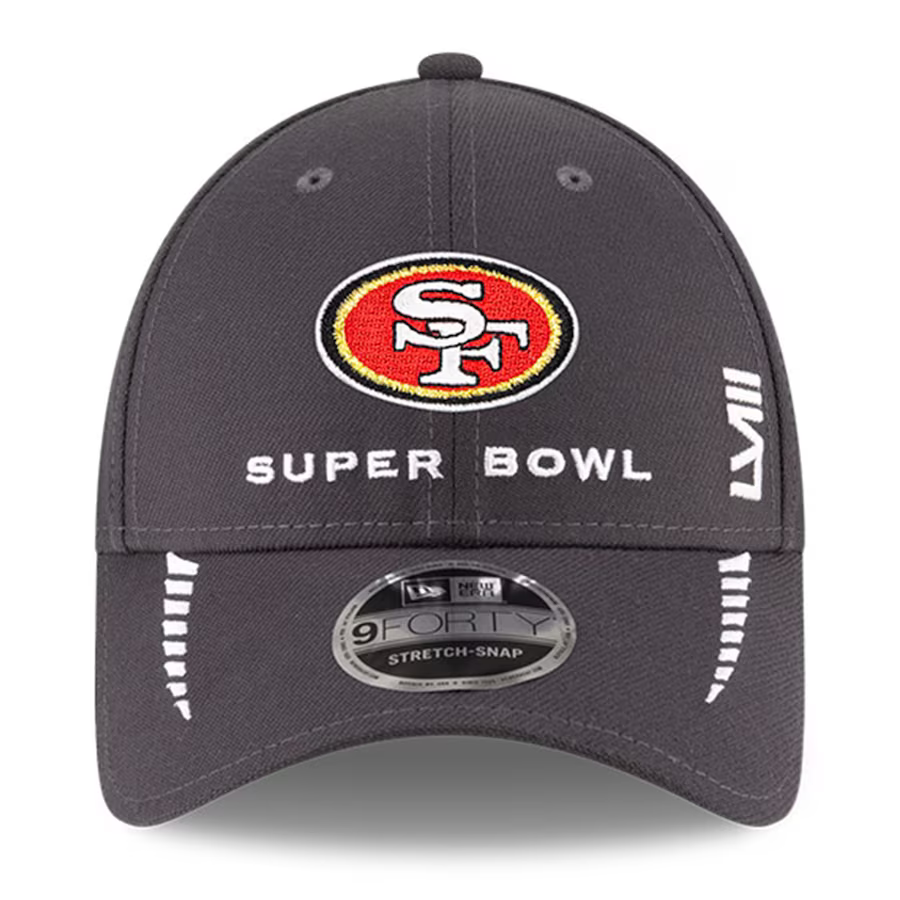 New Era San Francisco 49ers Super Bowl LVIII Opening Night 9FORTY Adjustable Hat