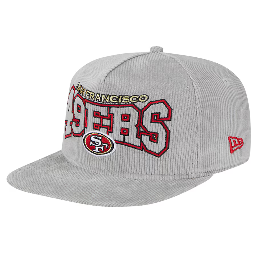 New Era San Francisco 49ers Corduroy Golfer Snapback