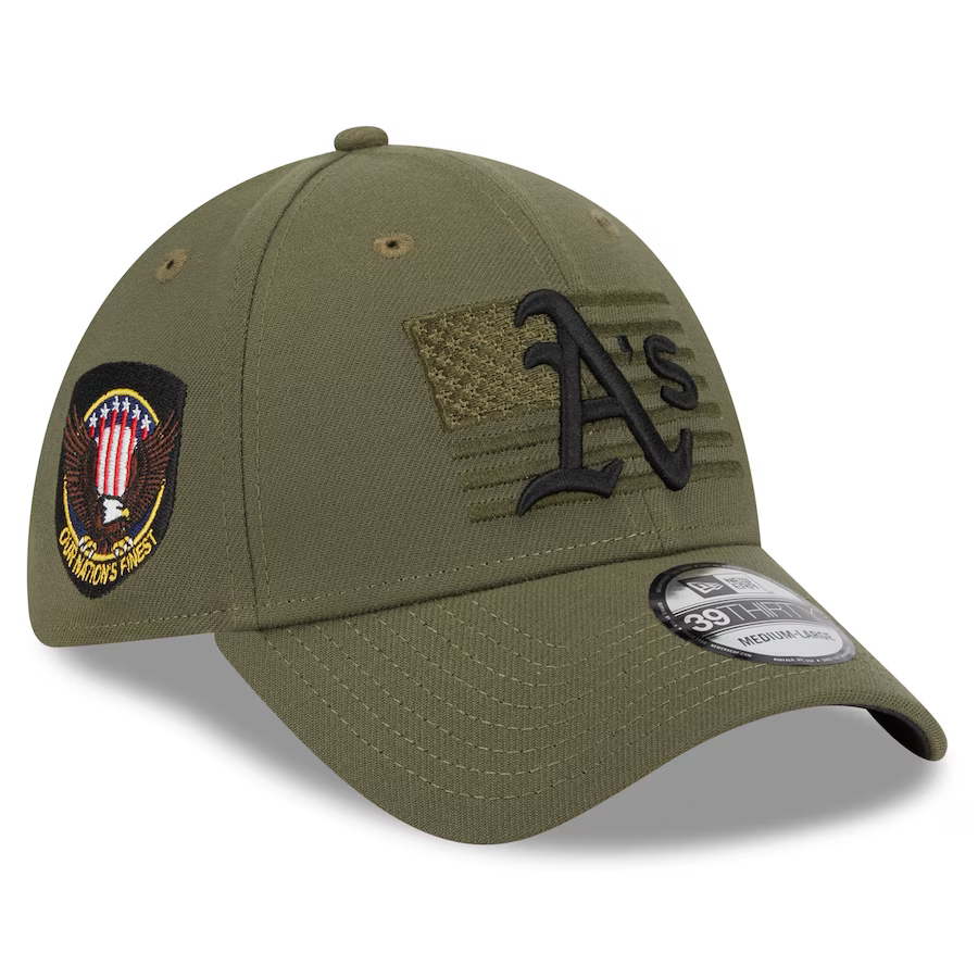 New Era Oakland Athletics Armed Forces Weekend 39Thirty Flex Fit Hat