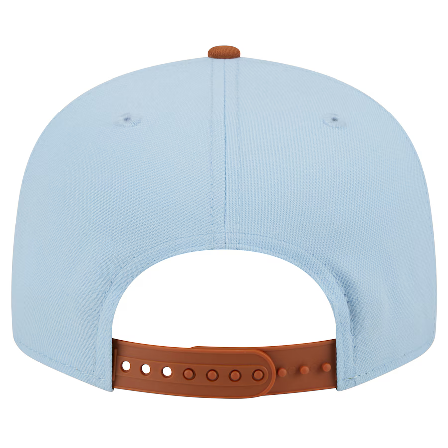 New Era Oakland Athletics 2-Tone Color Pack 9FIFTY Snapback Hat -Light Blue/Rust