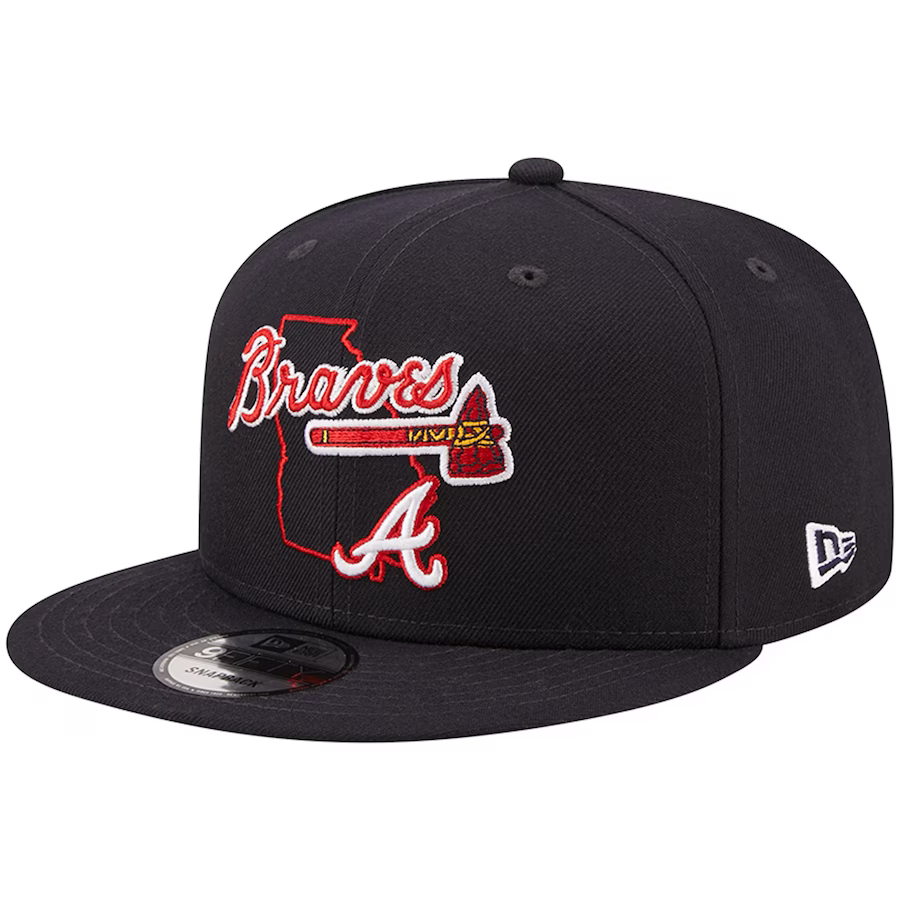 New Era Atlanta Braves State Logo 9FIFTY Snapback Hat