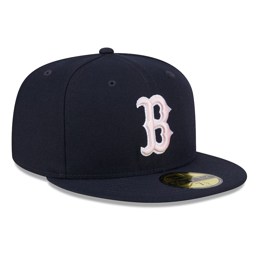 New Era Boston Red Sox 2024 Mother's Day On-Field 59FIFTY Fitted Hat-Navy