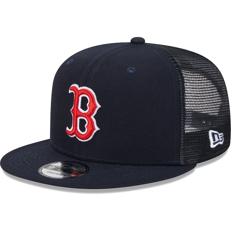 New Era Boston Red Sox 9FIFTY Trucker Snapback Hat