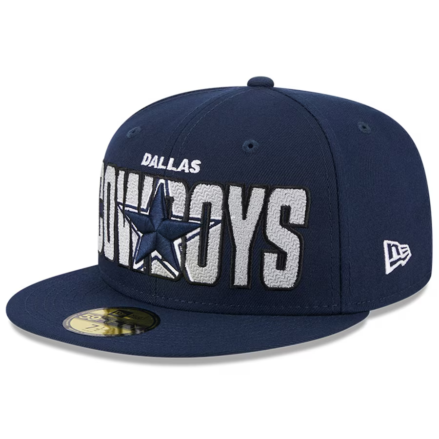 New Era Men's Dallas Cowboys Navy 2023 NFL Draft 59FIFTY Fitted Hat