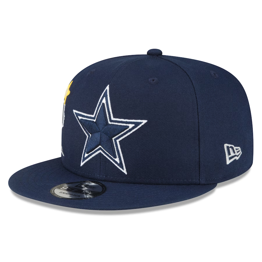 Men's New Era Navy Dallas Cowboys Icon 9FIFTY Snapback Hat