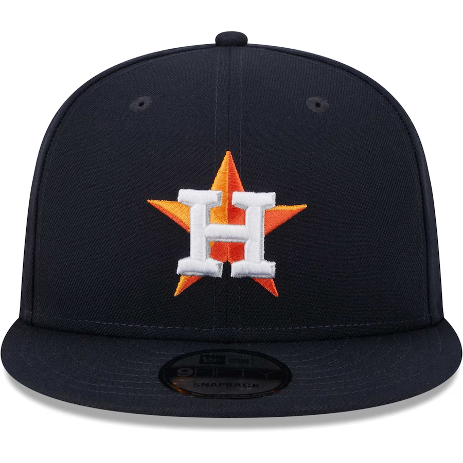 New Era Houston Astros 2017 World Series Side Patch 9FIFTY Snapback Hat-Navy