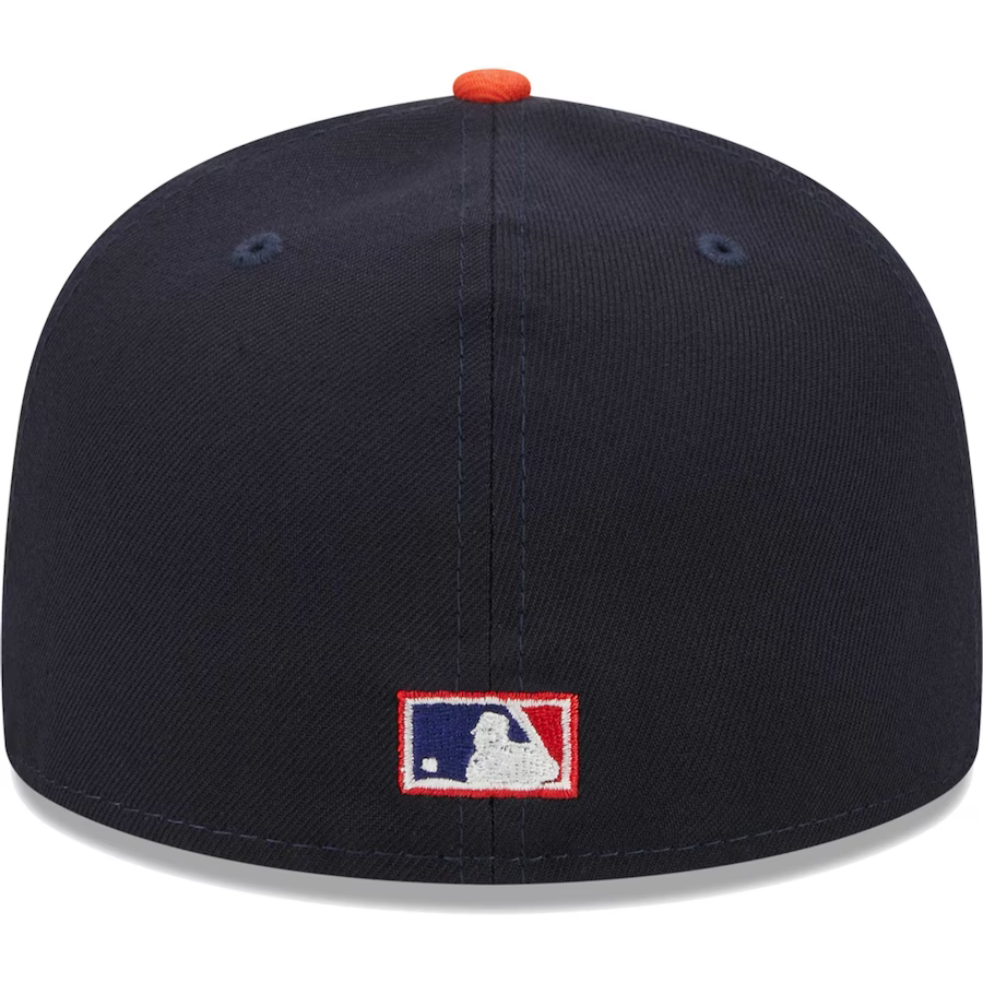 New Era Houston Astros Navy Retro Jersey Script 59FIFTY Fitted