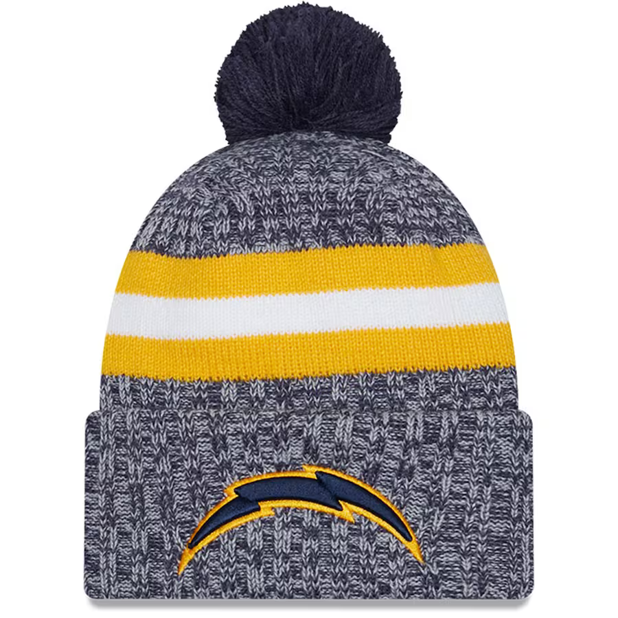 New Era Los Angeles Chargers Sideline Knit 2023-Navy/Yellow