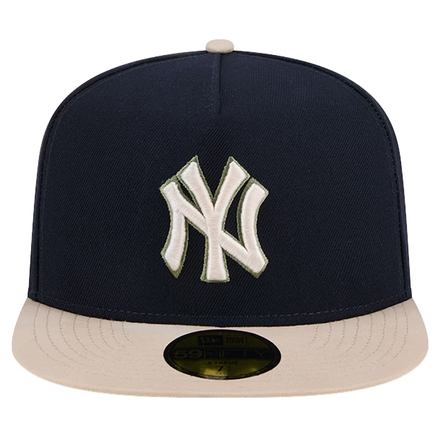 New Era New York Yankees 2009 Inaugural Season Side Patch Canvas A-Frame 59FIFTY Fitted Hat