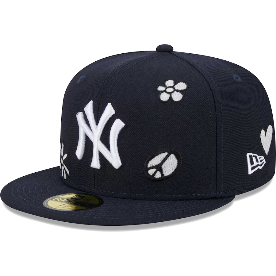 New Era New York Yankees Navy Sunlight Pop 59FIFTY Fitted Hat