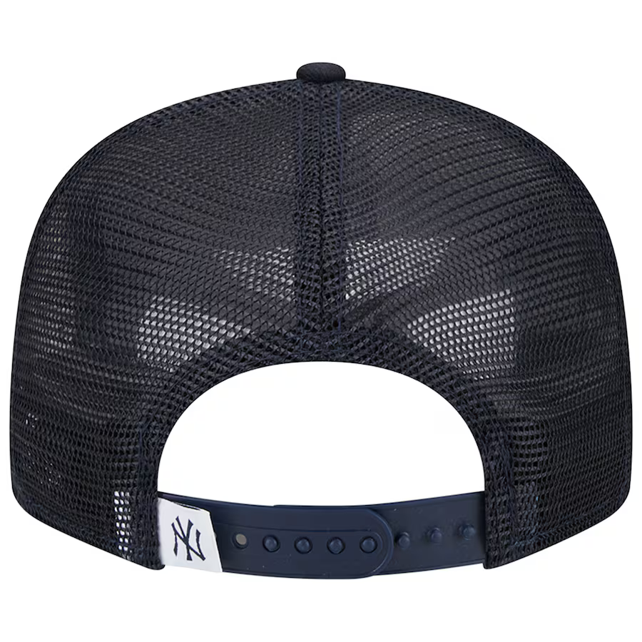 New Era New York Team Color 9FIFTY Trucker Snapback Hat-Navy