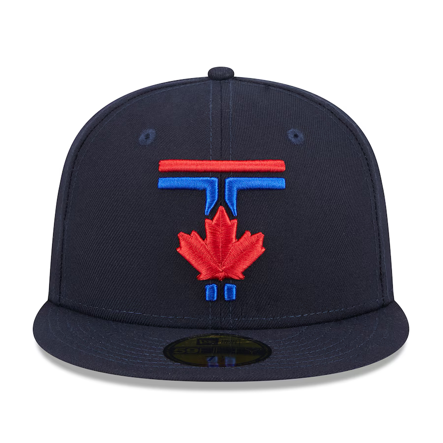 New Era Men's Toronto Blue Jays City Connect 59FIFTY Fitted Hat 2024 - Navy