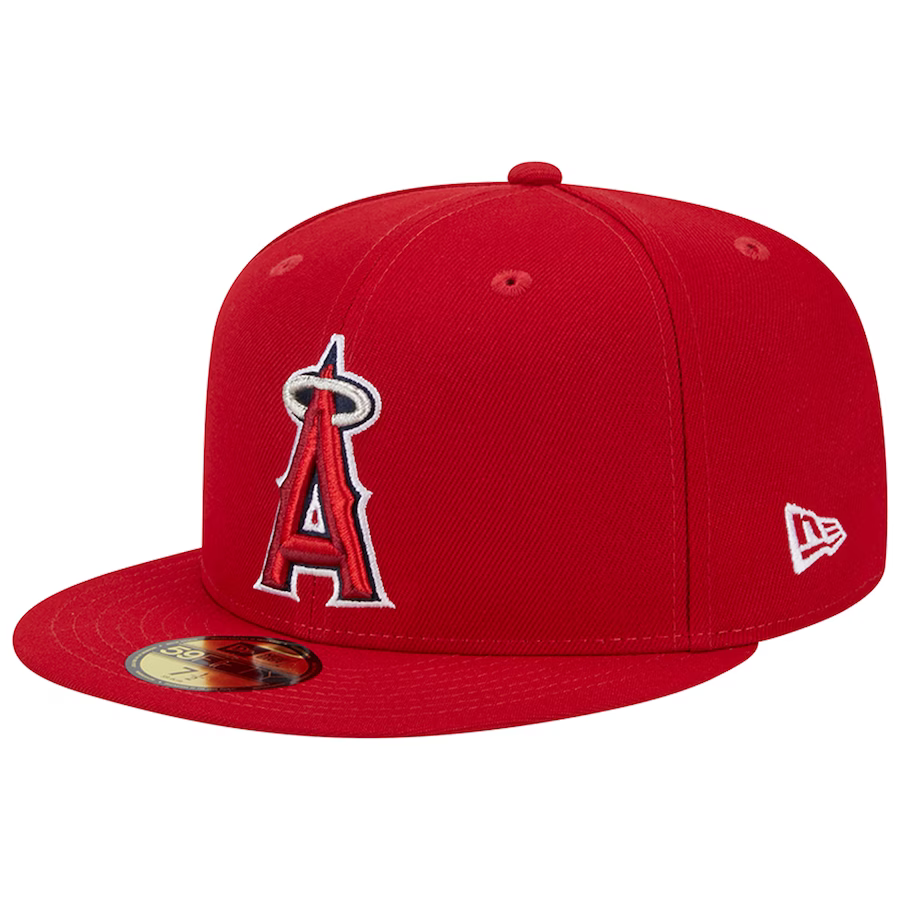 New Era Los Angeles Angels 2010 MLB All-Star Game Side Patch 59FIFTY Hat - Red