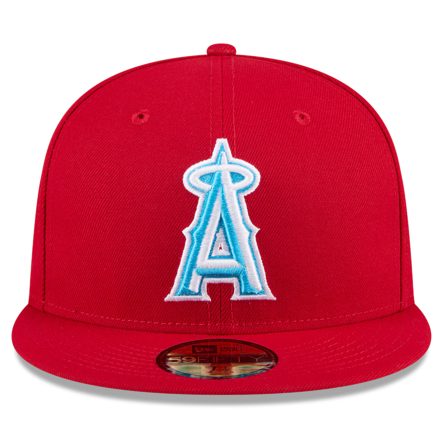 New Era Los Angeles Angels 59FIFTY Fitted Hat 2024 - Red