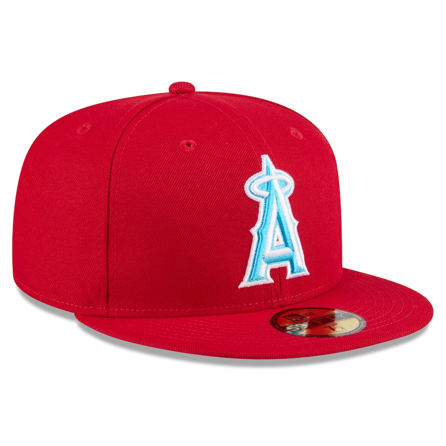 New Era Los Angeles Angels 59FIFTY Fitted Hat 2024 - Red