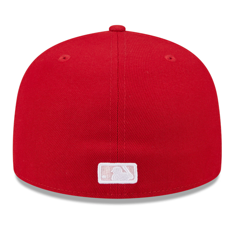 New Era Los Angeles Angels On-Field 59FIFTY Fitted Hat-Red
