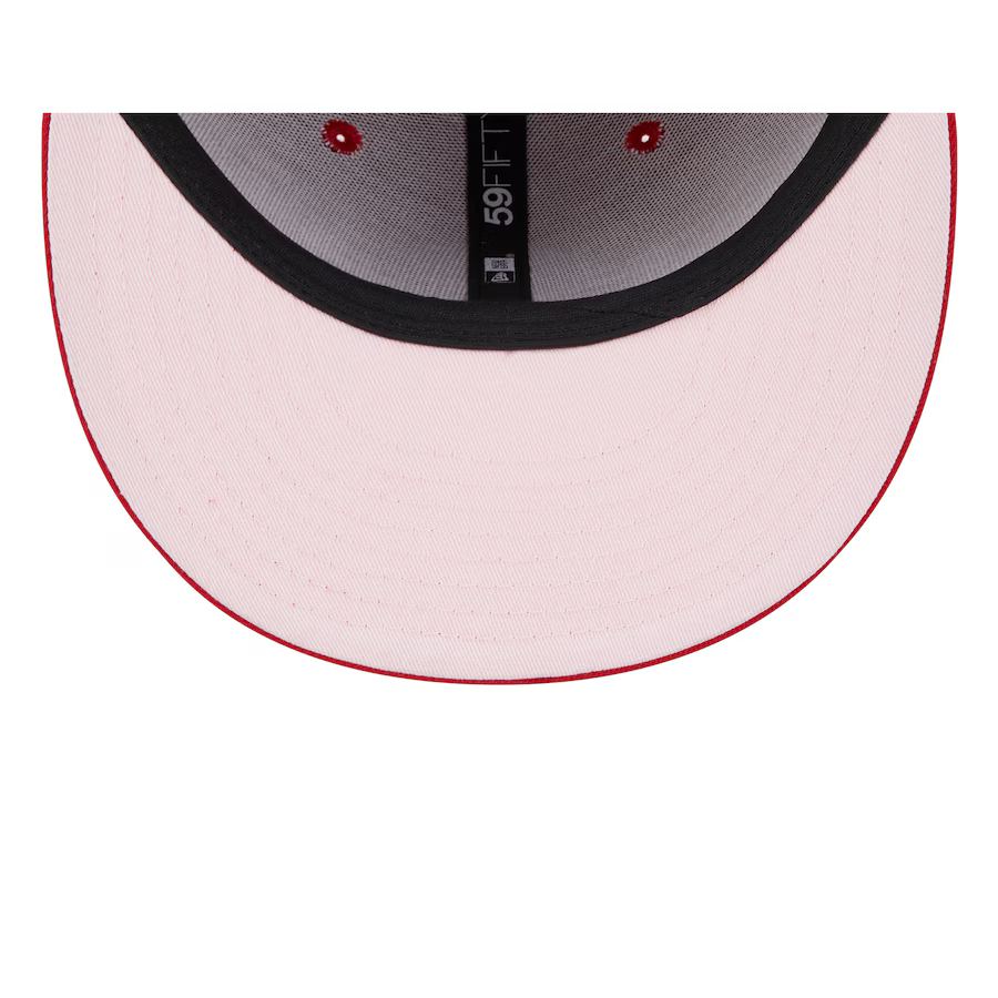New Era Los Angeles Angels On-Field 59FIFTY Fitted Hat-Red