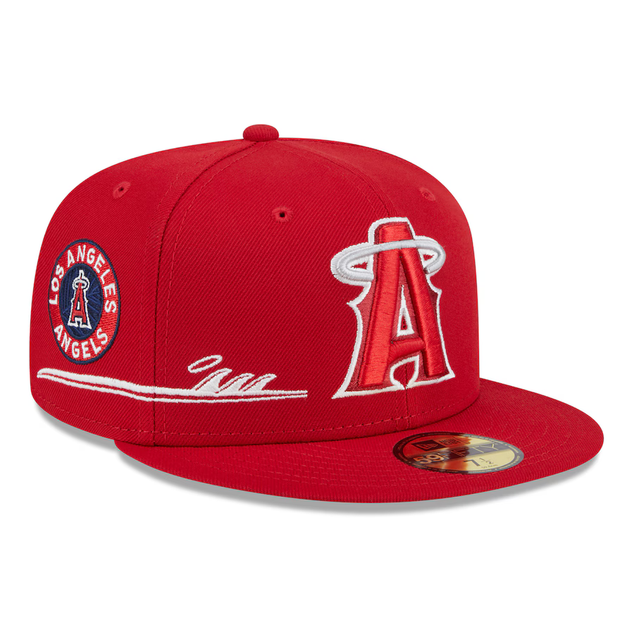 New Era Los Angeles Angels City Connect Icon 59FIFTY Fitted Hat - Red