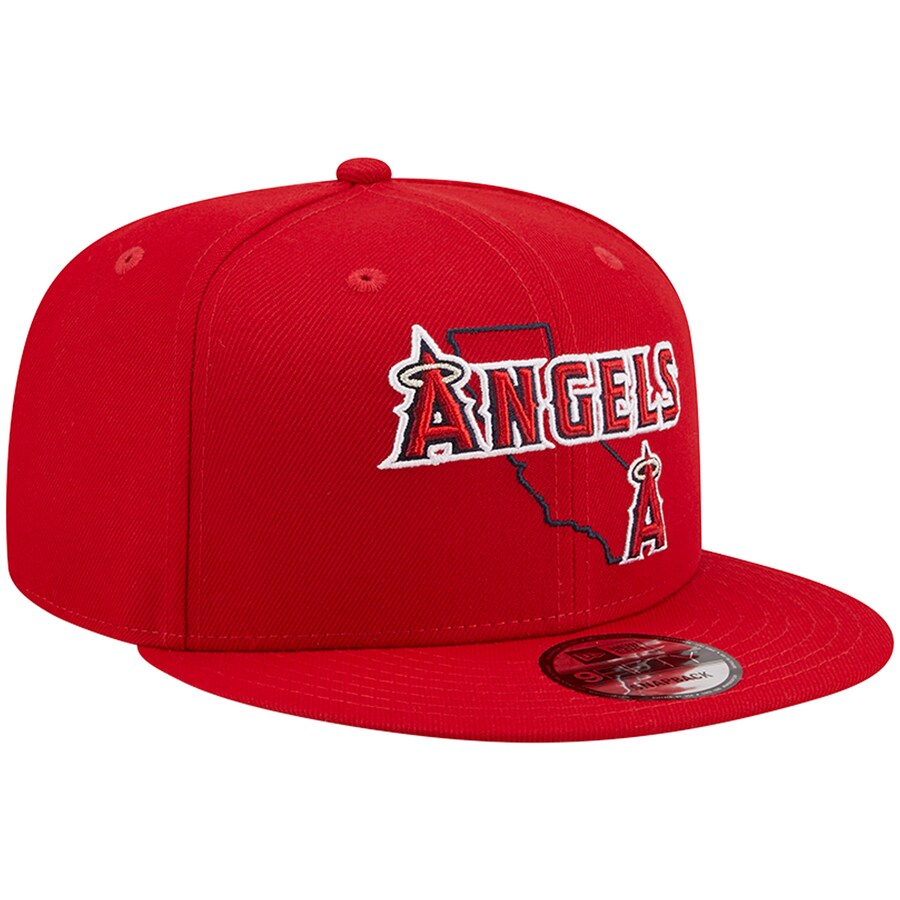New Era Los Angeles Angels State Logo 9FIFTY Snapback Hat