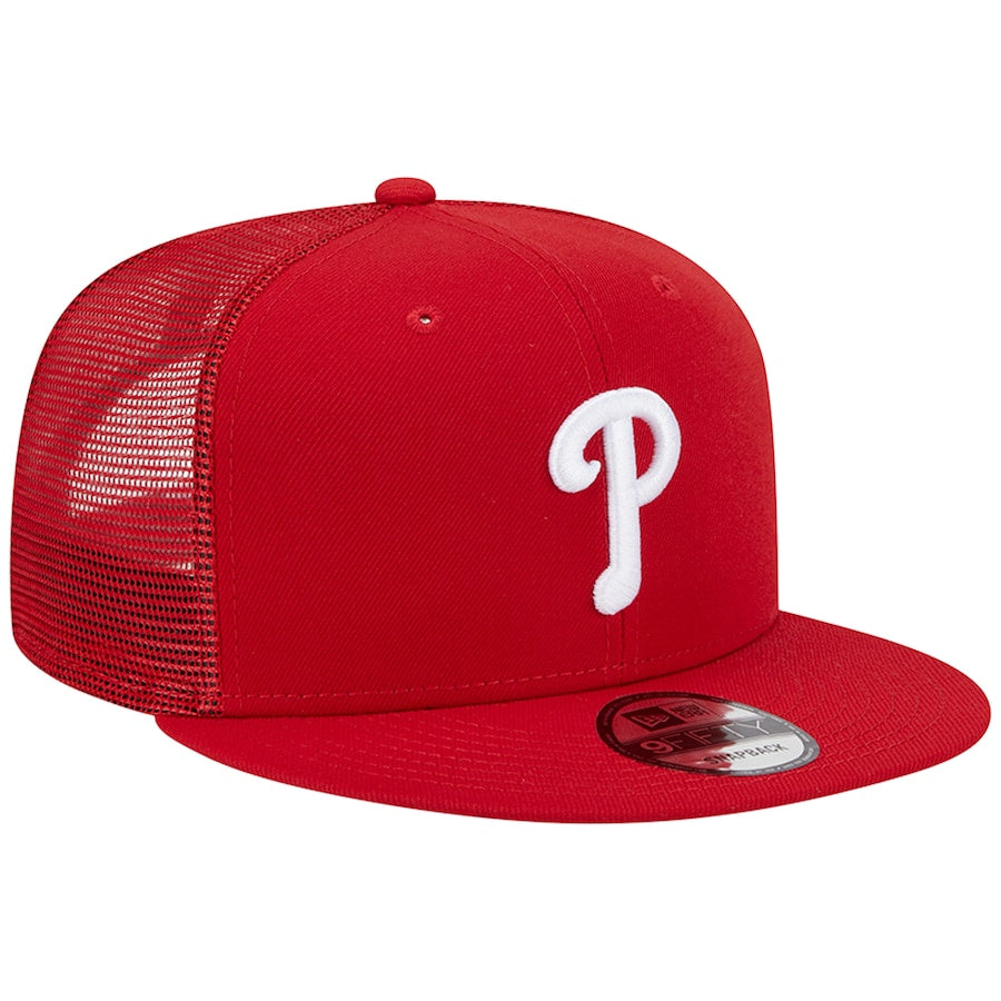 New Era Philadelphia Phillies 9FIFTY Truckers Snapback Hat