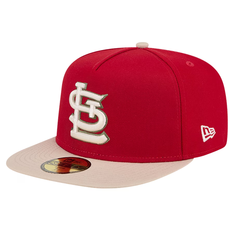 New Era St. Louis Cardinals 30th Anniversary Side Patch Canvas A-Frame 59FIFTY Fitted Hat