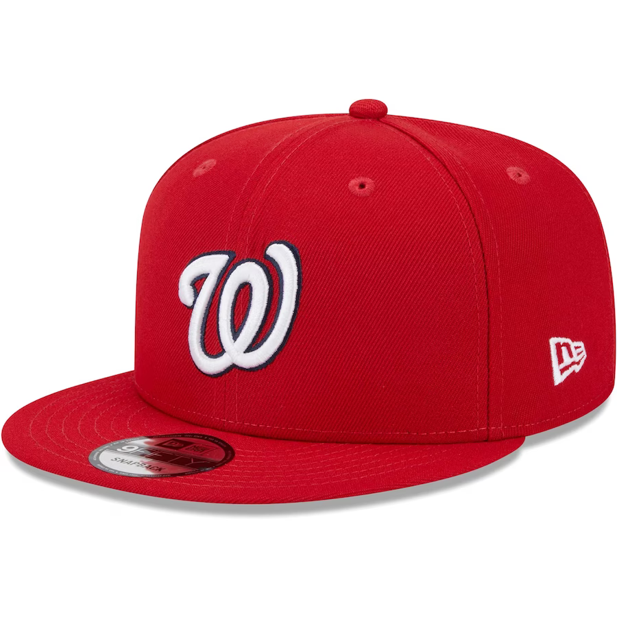 New Era Washington Nationals 2019 World Series Side Patch 9FIFTY Snapback Hat-Red