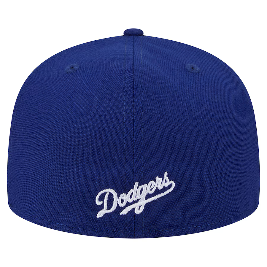 New Era Los Angeles Dodgers Overlap 59FIFTY Fitted Hat-Royal