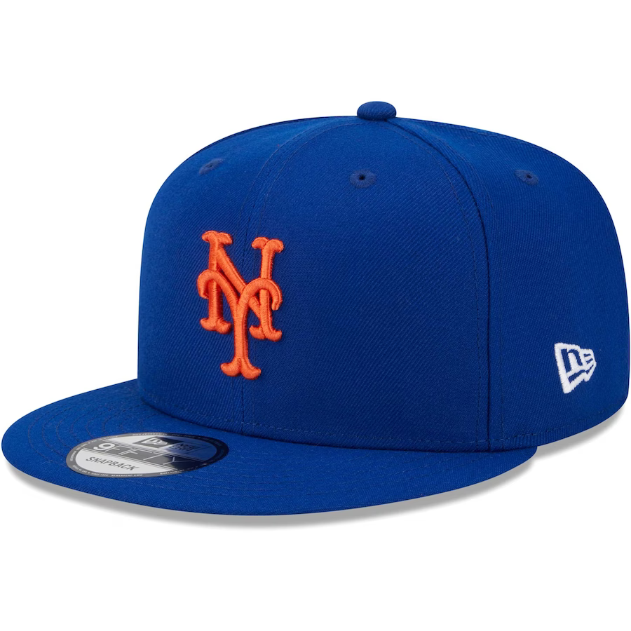 New Era New York Mets 1986 World Series Side Patch 9FIFTY Snapback Hat-Royal