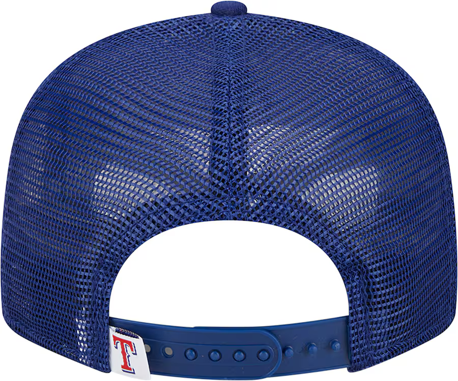 New Era Texas Rangers 9FIFTY Trucker Snapback Hat