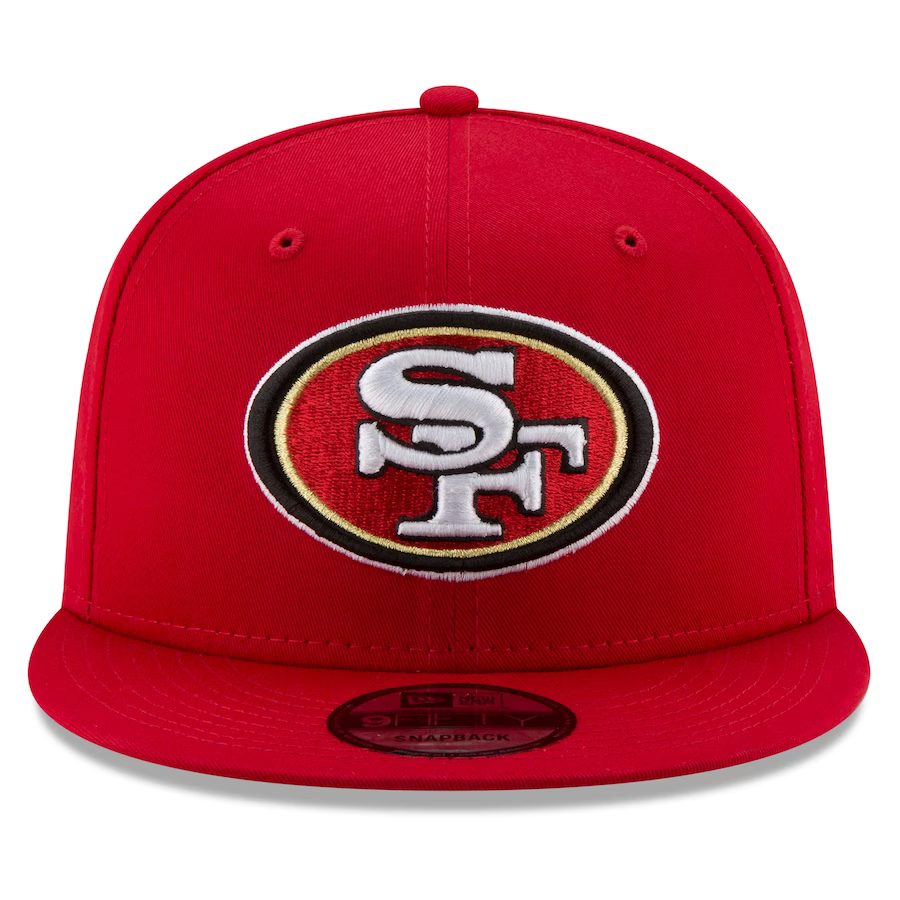 New Era San Francisco 49ers Super Bowl LVIII Side Patch 9FIFTY Snapback Hat-Scarlet