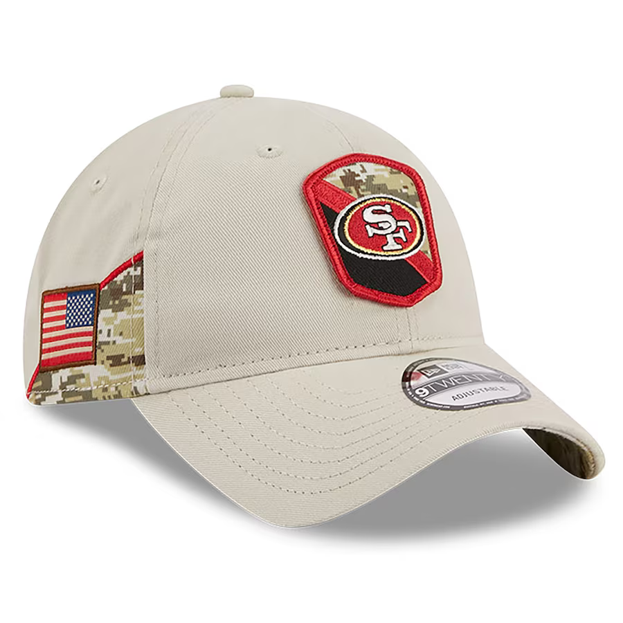 NEW ERA SAN FRANCISCO 49ERS Salute to Service 9TWENTY Adjustable  2023